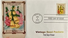Romp Cachets 4756 Vintage Seed Packets Oaks Pennsylvania Digitalis Flowers 4BAR
