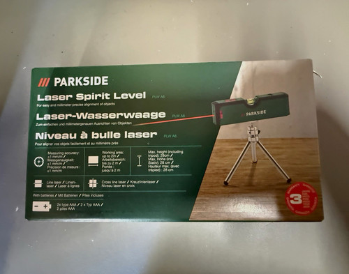 Parkside plw laser spirit - a6,