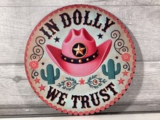 Dolly Parton Metal Sign: In