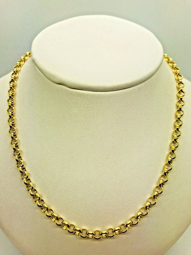 9ct yellow gold - yellow, belcher
