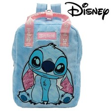Disney Lilo & Stitch Girls Backpack Kids School Bag Childrens Faux Fur Rucksack