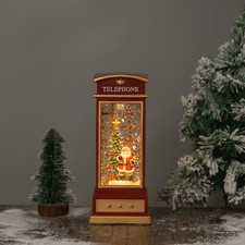 CHRISTMAS SNOWGLOBE  RED