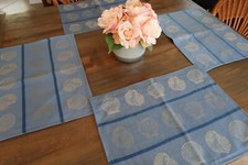 Set of 4 Blue Sea Shells