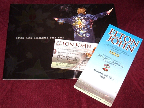 Elton john peachtree road tour - john,