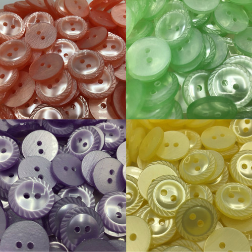 Mill edge baby buttons - mill,