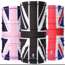 Union Jack Neck Tube Snood Scarf Warmer Lightweight Biker Face Mask Head Bandana