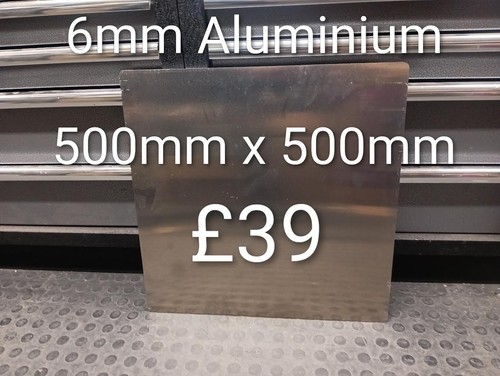 Aluminium sheet flat plate 6mm - flat,
