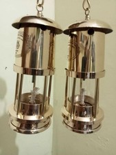 Set of 2 Brass Minor Oil Lamp