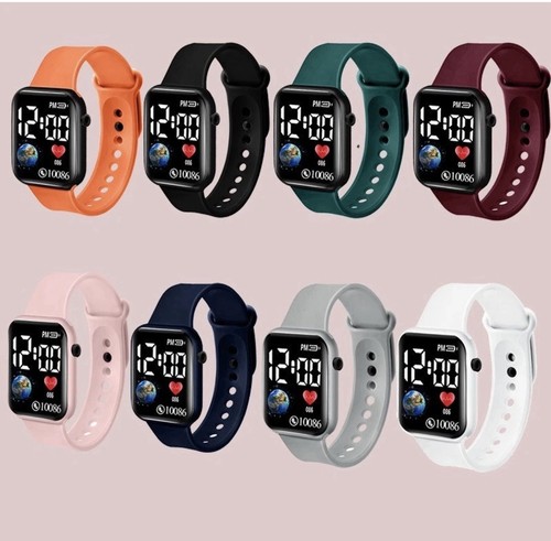 Led digital sport watch - led,