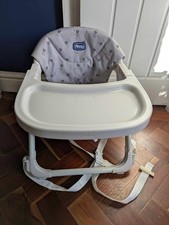 Chicco Chairy Booster Seat with Removable Tray.  Collapsible Chair. Travel Chair