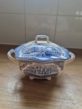 Vintage Blue & White Old