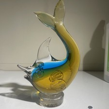 Murano Glass Fish Sculpture