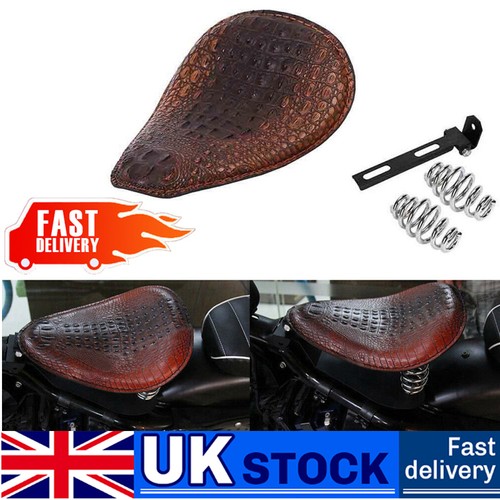 Brown leather motorcycle - pu,
