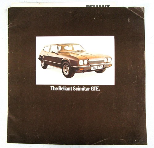 Reliant scimitar gte - reliant, sales