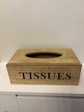 Wood Wooden Tissues Tissue Box