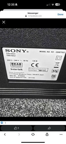 Sony bravia 55inch - sony,