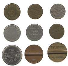 Machine tokens bulk lot - tokens,