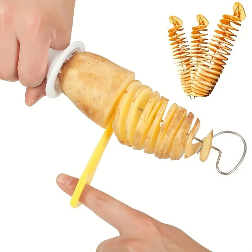 Spiral potato cutter hand - potato,