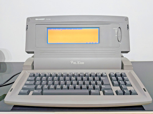 Sharp 600 font writer - font, word
