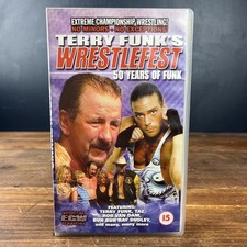 ECW Terry Funks Wrestlefest  50 Years Of Funk (VHS, 2002) Video Tape Rare