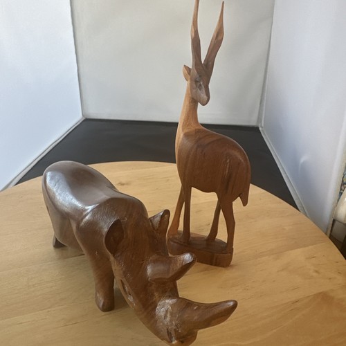 Vintage 1960s 70s hand carved