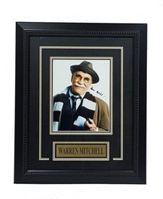 Warren Mitchell Autographed