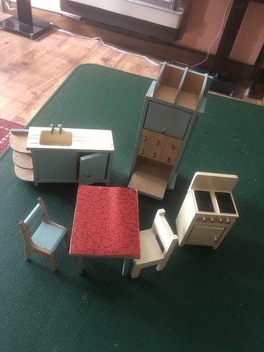 Dolls house furniture - house, lot