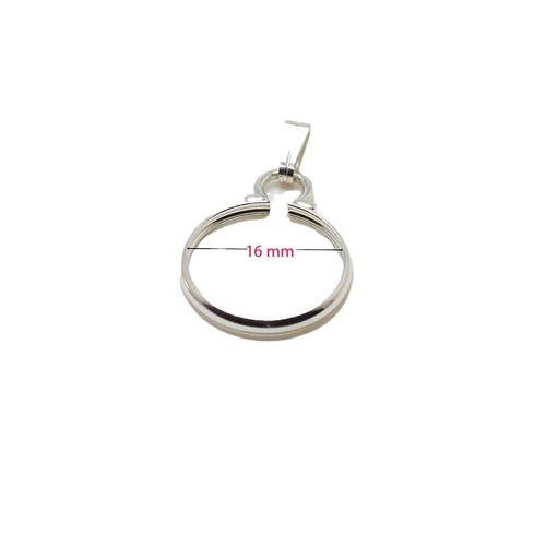 Silver 20mm coin - coin, bezel/