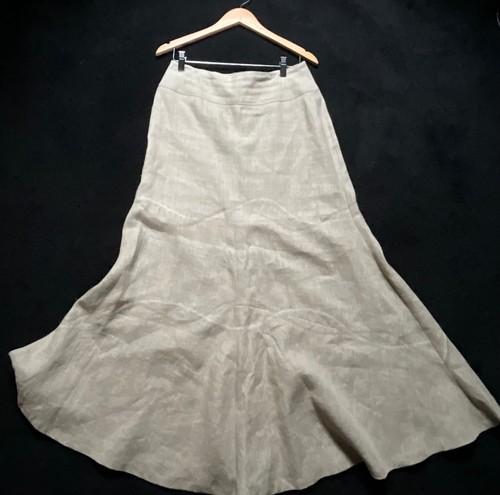 Vintage kwark 100 linen godet - kwark,