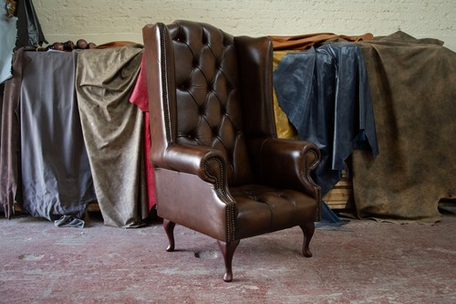 Chesterfield wing chair - chesterfield, in