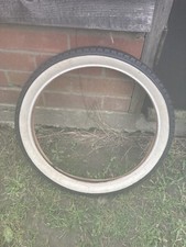 Used Shop Soiled Whitewall Chopper Cruiser Muscle 20" Bike Tyre