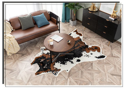 Cow print animal hide faux - animal, fur