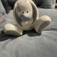 Me To You Bear Blue Nose Friends Snowdrop Money Box  White Rabbit Rare
