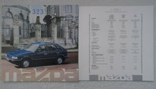 Mazda 323 Brochure 1988