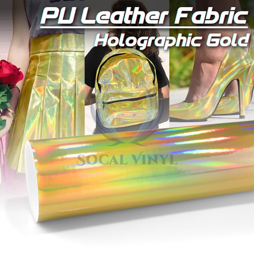 Fabric holographic gold cloth - holographic,