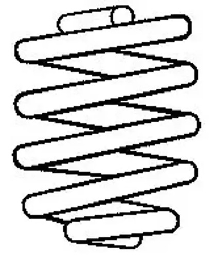 Suspension spring 997 100