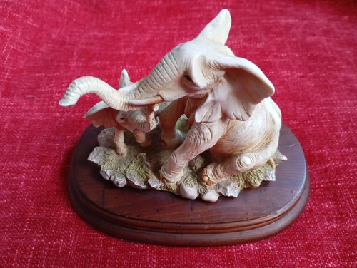 Mother and calf elephant - mother,