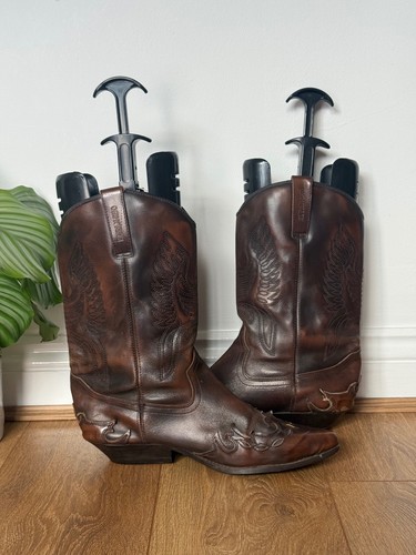 Vintage western cowboy boots - western,
