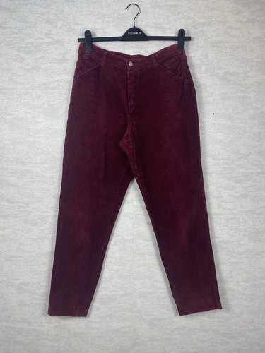 Womens burgundy corduroy - womens,