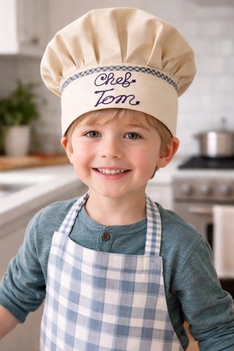 Kids personalised chef hat - kids,