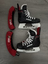 BAUER Vapor X300 Junior Kids Black Ice Hockey Skates Size UK 3.5 Youth