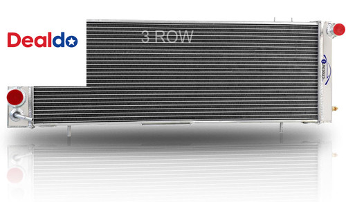 Row core aluminum radiator - core,