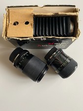 Vivitar 70-210mm & 28-70mm Lenses + Bellows Unit In Minolta MD Mount