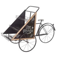 175cm Tandem Cargo Trike Tricycle Cart Market Vendor Large Front Display Shelves