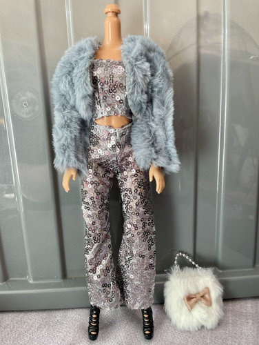 Barbie sequin top - barbie, trousers