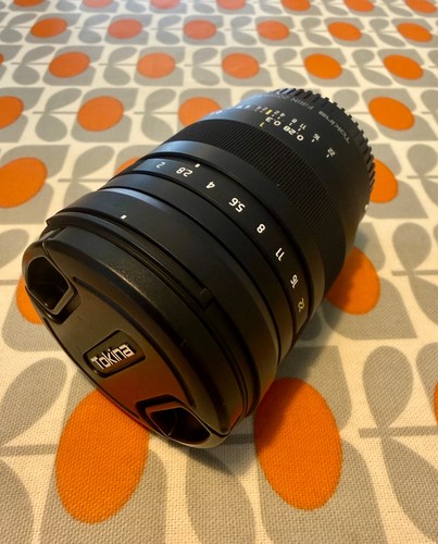 Tokina camera lens - 20mm, f2.0