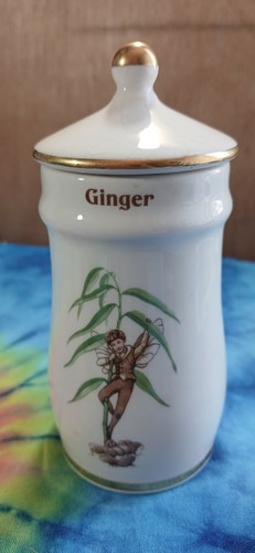 Flower fairy spice jar - fairy,