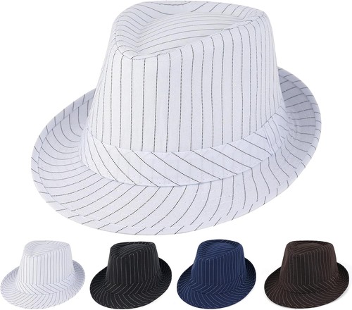Initlove mens fedora hat short - fedora,