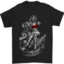 Sexy Engine Muscle Car Hot Rod