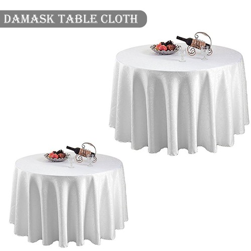 Jacquard damask table cover - table,